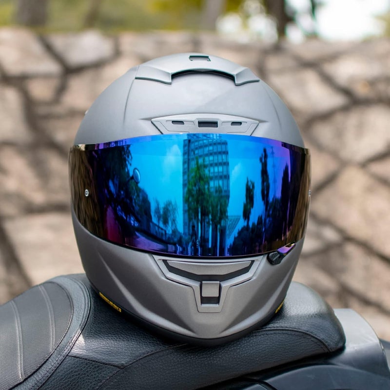 SOMAN CWR-1 Visor Replacements, RF-1200 Tinted Helmet Visor Shield Compatible with RF-1200 CWR-1 X14 Z7 RF-SR X-Spirit UV Protection (Rainbow) - Image 3